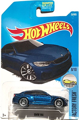Hot Wheels 2017 Factory Fresh BMW Model M4 55/365, Blue