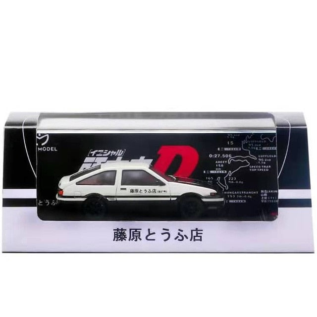 JDM Type 1/64 Toyota D AE86 Collection Takumi Fujiwara's Car Diecast