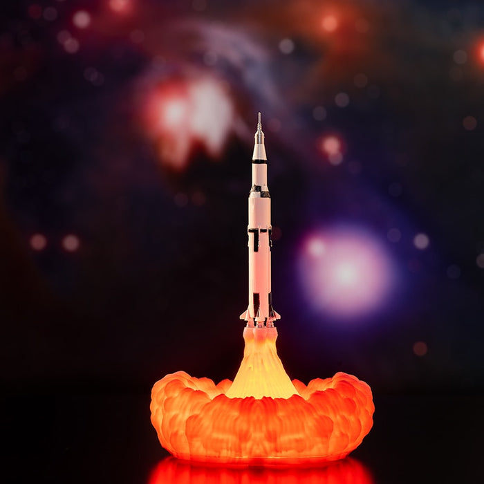 2021 New 3D Print Space Shuttle Lamp NIght Light For Space Fans Moon Lamp Rocket Lamp As Room Decoration