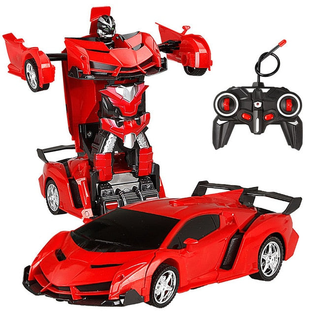 1:18 RC Car Transformation Robots Sports Vehicle Model