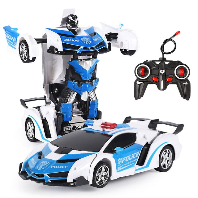 1:18 RC Car Transformation Robots Sports Vehicle Model