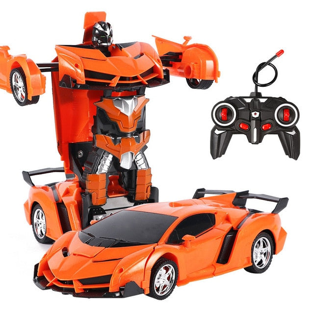 1:18 RC Car Transformation Robots Sports Vehicle Model