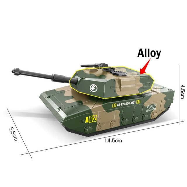 1:50 Car Clockwork Simulation Military Armed Tank