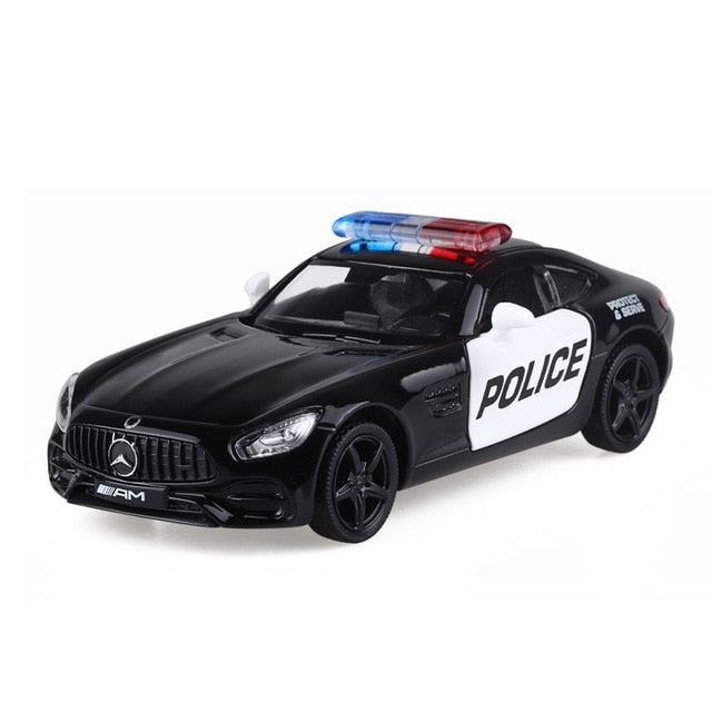 1:36 Police Car Series Diecasts & Toy Vehicles Pull Back
