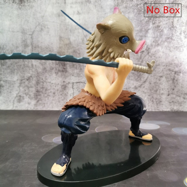 Kimetsu no Yaiba Figure 15cm Agatsuma Zenitsu Figurine Tanjirou Nezuko anime Demon Slayer action figure model toys doll gift