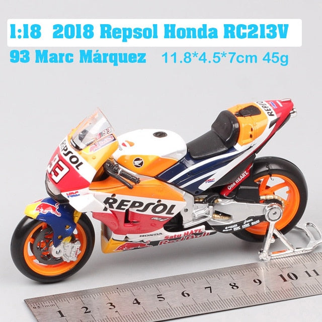 1:18 Scale Racing Motorcycle