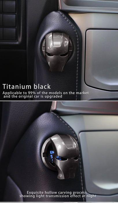 1:32 Iron Man Car Interior Engine Ignition Sticker