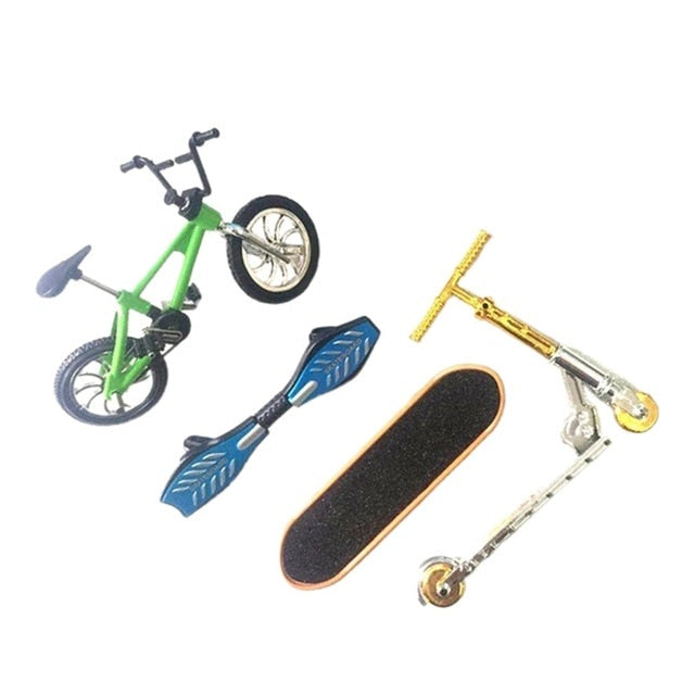 Finger Bicycle Finger Skateboard Toy Set