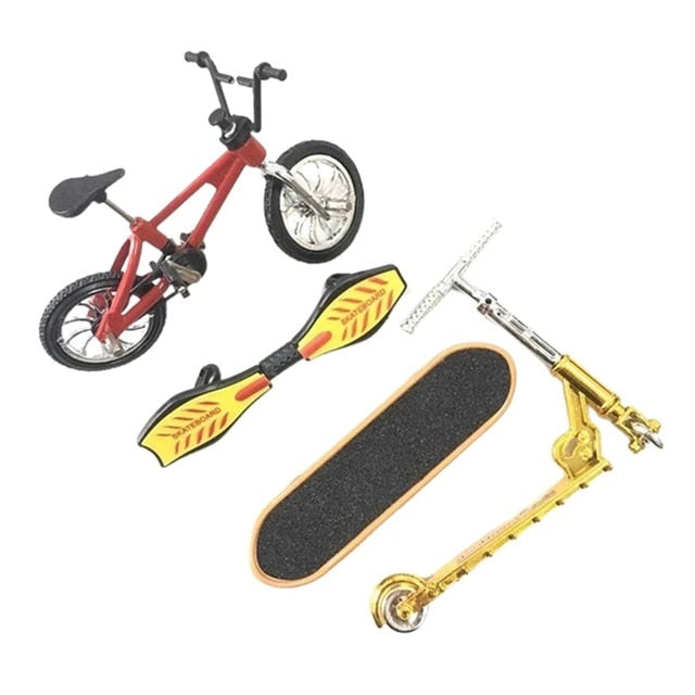 Finger Bicycle Finger Skateboard Toy Set