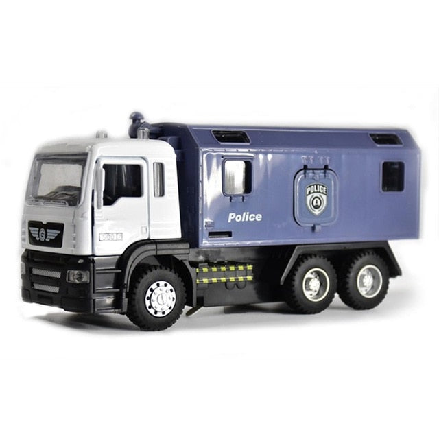1:50 Scale Military Police Transport Alloy Car Model