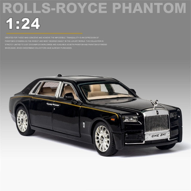 1/24 Rolls-Royce Phantom Model Sound Light Pull Back