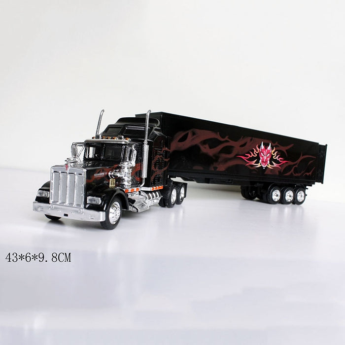 United States KENWORTH W900 1/43 scale container truck trailer