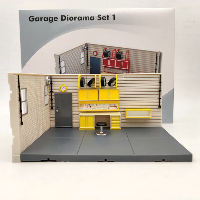 1/43 Scale Aurora Garage Diorama Scene Model