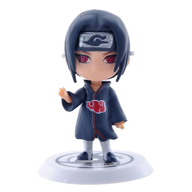 Naruto Shippuden Anime Action Figure Hatake Kakashi 19 Q Version Model 7CM PVC Uzumaki Naruto Statue Collectible Toy Figma Gift