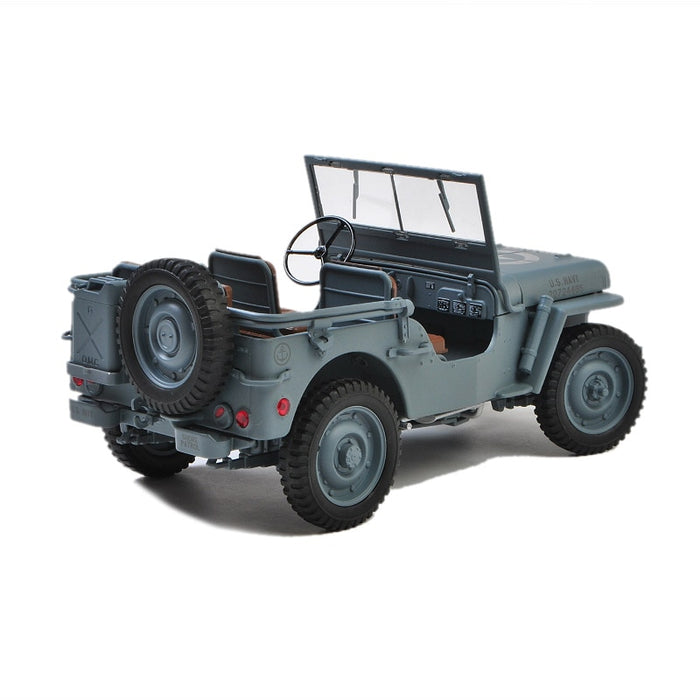 1:18 Willis Jeep Royal blue alloy car model