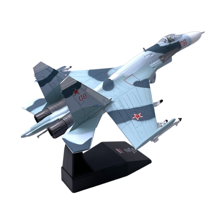 1:100 Aircraft Metal Die-Cast Model Sukhoi Su-27 Plane Heavy Fighter