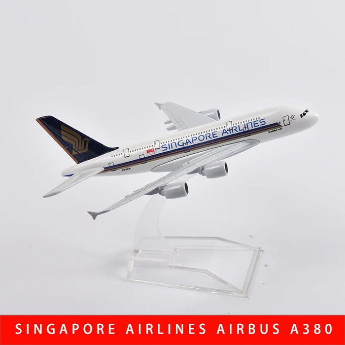 16cm Lufthansa Airbus A340 Airplane Model Plane Model Aircraft Diecast Metal 1/400