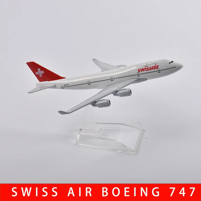 16cm Lufthansa Airbus A340 Airplane Model Plane Model Aircraft Diecast Metal 1/400
