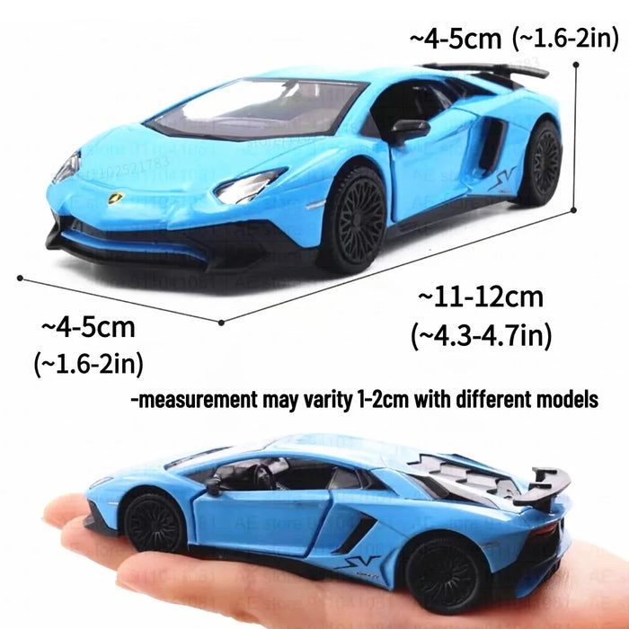 1/36 Mclaren 600LT 650S Pullback Toy Car Model Official Licensed Scale Replica Metal Diecast Miniature Art Xmas Kid Boy Gift