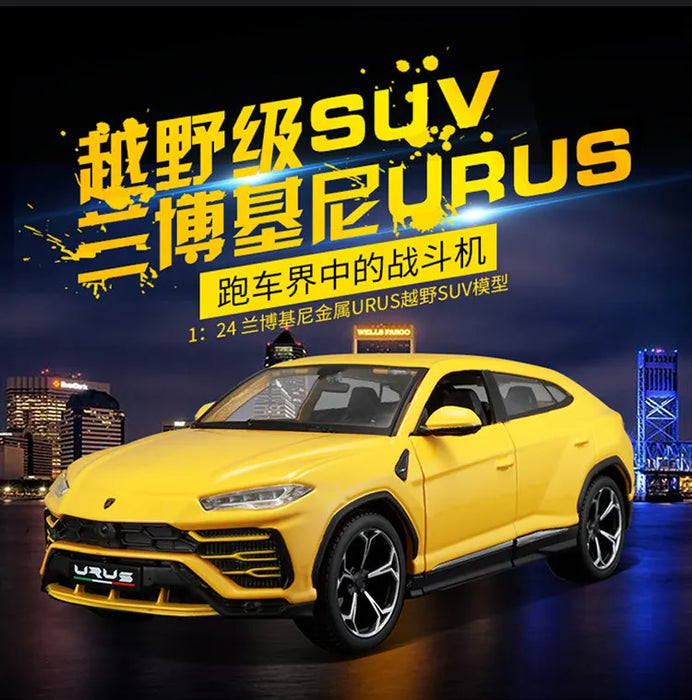 Bburago 1:24 Lamborghini Urus Red Model Super Alloy Car Die Cast Sports Car Collection Toy Luxury Vehicle Boy Birthday Gift
