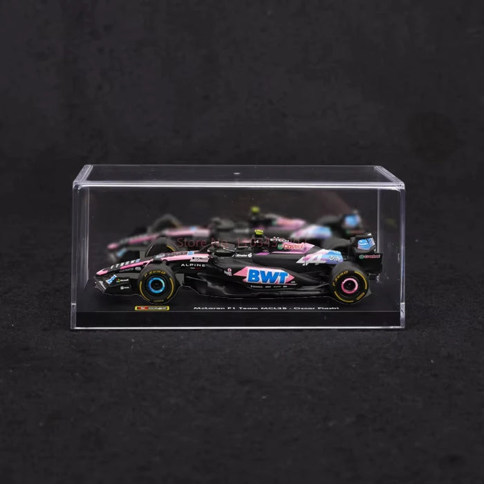 New Bburago 1:43 BWT Alpine F1 Team A524 2024 #31 Esteban Ocon #10 Pierre Gasly  Alloy Car Die Cast Model FORMULA 1 Racing Car