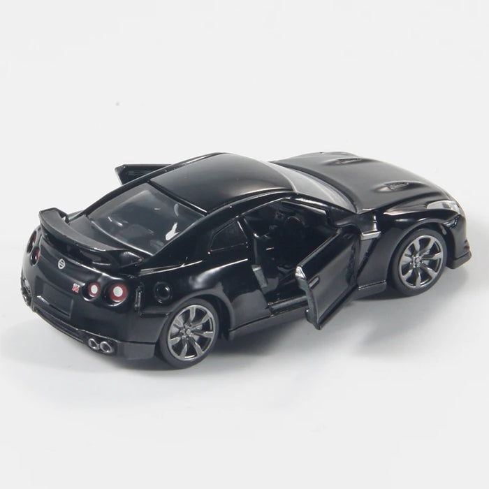 10CM TOMY 64/1 Nissan GT-R Alloy Car TOMICA Toy Vehicle Diecast Metal Model Children Present Decoration Original Kid Ins Decor