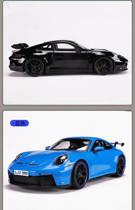 Maisto Porsche 911GT3 2022 Car Model 1:18 PORSHCE Classic Super Sports Car Alloy Luxury Vehicle Diecast Model Kid Toy Gifts