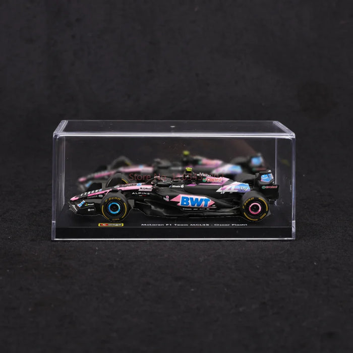 New Bburago 1:43 BWT Alpine F1 Team A524 2024 #31 Esteban Ocon #10 Pierre Gasly  Alloy Car Die Cast Model FORMULA 1 Racing Car