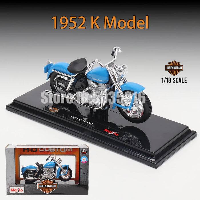 Maisto 1:18 Multiple styles Harley-Davidson 2013 FLHTK Electra Glide Ultra Limited Alloy Motorcycle Model Toy Car Collection