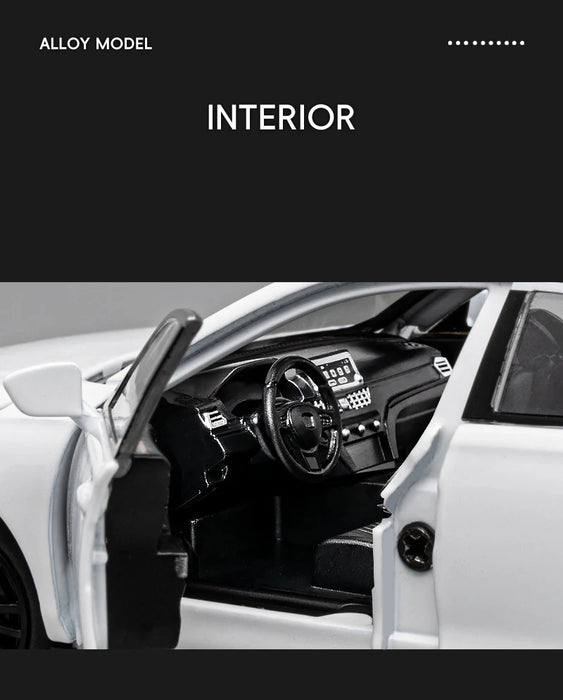 New 1:32 HONDA Accord Alloy Car Model Diecasts Metal Vehicles Car Model High Simulation Sound and Light Collection Kids Toy Gift