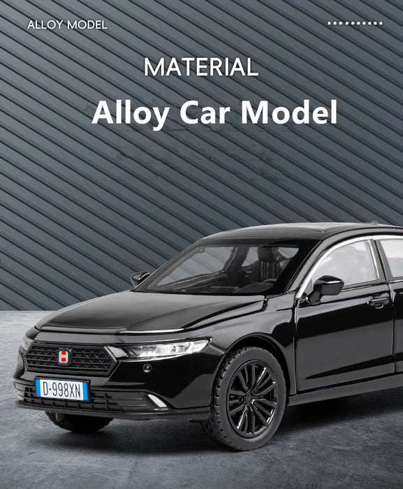 New 1:32 HONDA Accord Alloy Car Model Diecasts Metal Vehicles Car Model High Simulation Sound and Light Collection Kids Toy Gift