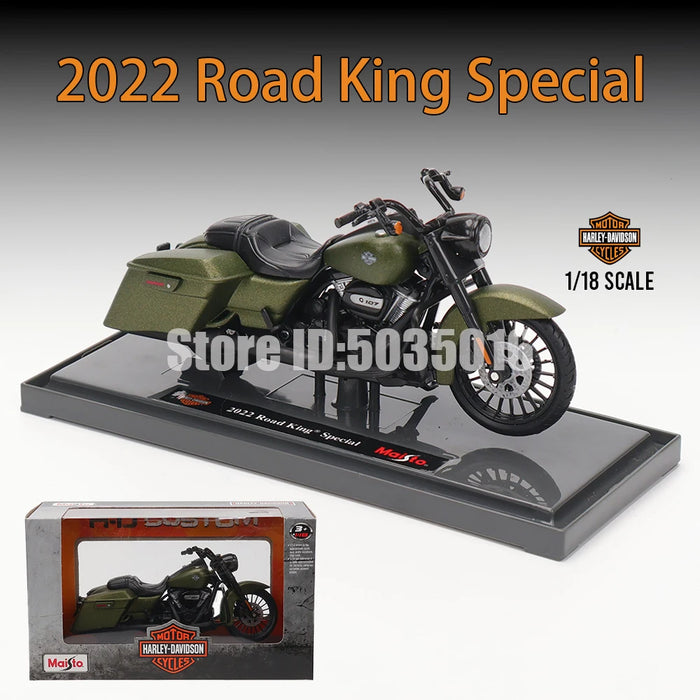 Maisto 1:18 Multiple styles Harley-Davidson 2013 FLHTK Electra Glide Ultra Limited Alloy Motorcycle Model Toy Car Collection