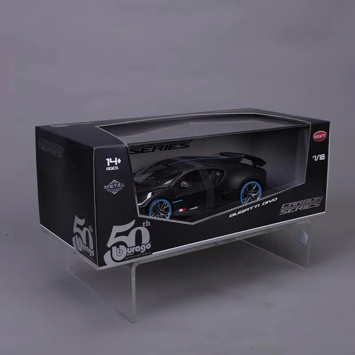 New Bburago 1:18 Ferrari Daytona SP3 50th Anniversary Carbon Fiber 50th Alloy Miniature Diecast Model Limited Edition Toy Gift