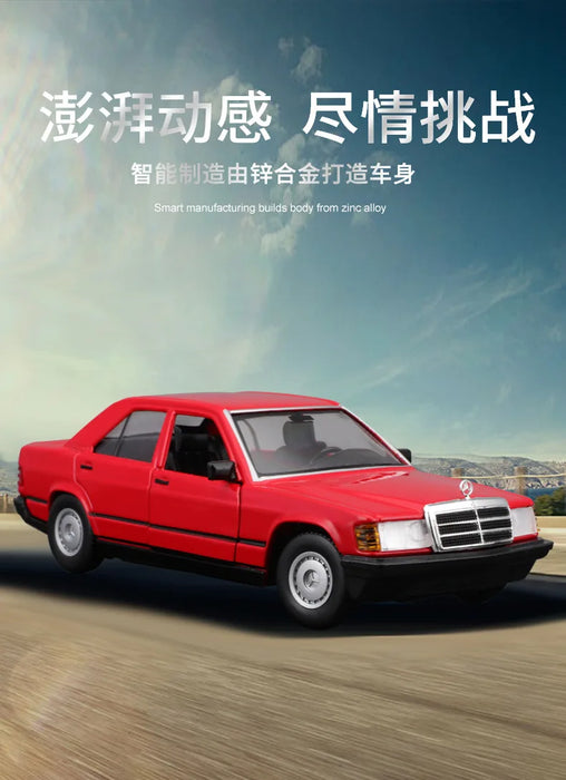 1:24 Bburago AMG 190 E 2.6Model Mercedes-Benz 190 E 2.6 Alloy Car Die Cast Sports Car Collection Luxury Vehicle Birthday Gift