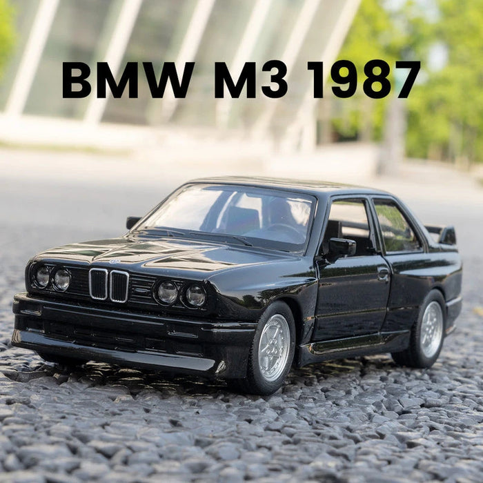 1:36 BMW M3 E30 1987 Porsche 911 Turbo Audi Quattro BMW M4 Metal