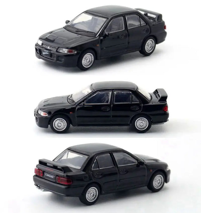 1:64 Mitsubishi Lancer Evolution Ⅱ EVO 2 Toy Car 1/64 JKM Diecast Metal Super Sport Vehicle Model Miniature Collection Gift