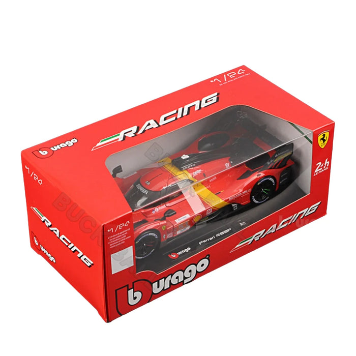 In-Stock Bburago 1:24 Ferrari 499P 2023 24h Le Mans Champion LMH #51 Ferrari Model Ferrari Car Model Birthday Gift Baking Paint