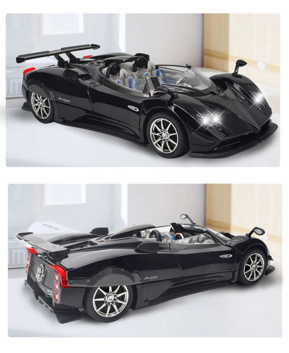 1:24 Pagani Zonda HP Barchetta Alloy Concept Sports Car Model Diecasts Metal Racing Vehicles Car Model Sound Light Kids Toy Gift