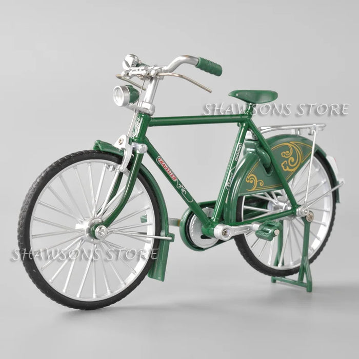1:10 Scale Diecast Metal Bicycle Toys Vintage Urban City Bike