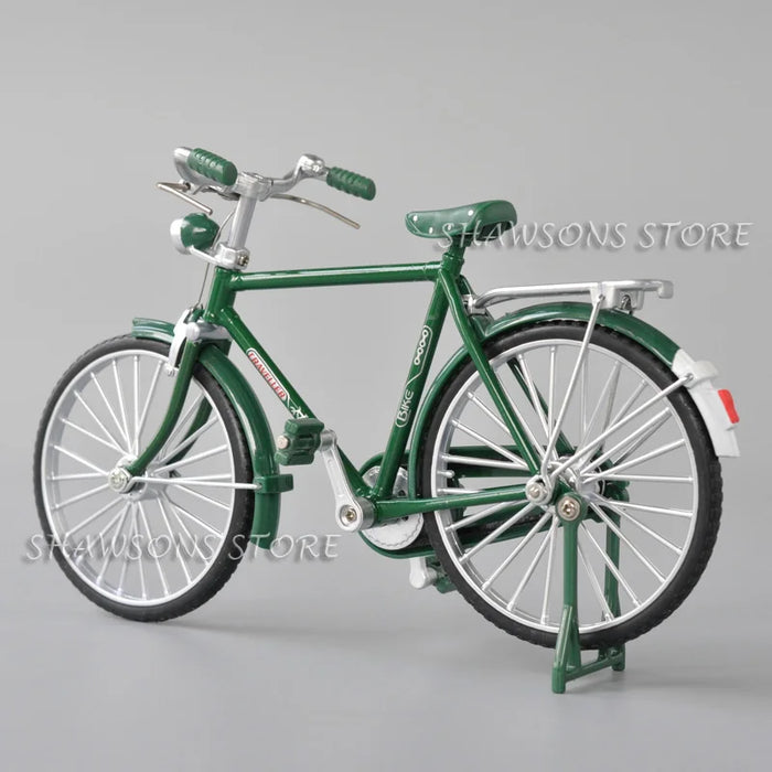 1:10 Scale Diecast Metal Bicycle Toys Vintage Urban City Bike