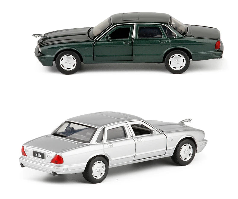 1:36 Jaguar XJ6 Alloy Car Model Diecast Metal Toy Classic Vehicles Car Model High Simulation Collection Pull Back Childrens Gift
