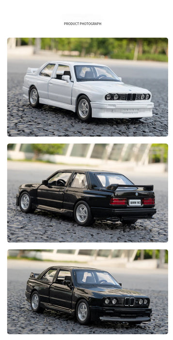 1:36 BMW M3 E30 1987 Porsche 911 Turbo Audi Quattro BMW M4 Metal