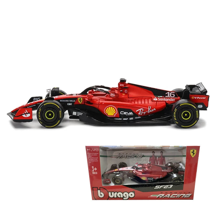 Bburago 1:43 F1 New Aston Martin F1 #14 Alonso Alloy Car Red Bull TAG Heuer RB19 Miami GP Die Cast Model Toy Collectiblz McLaren