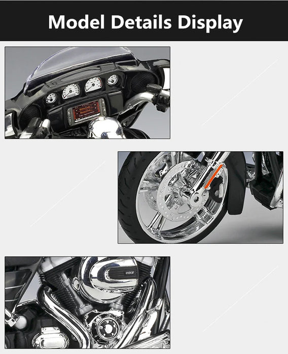 Maisto 1:12 Harley 2013 FLHRC Road King Classic Alloy Travel Motorcycle Model Diecast Classic Street Motorcycle Model Kids Gifts