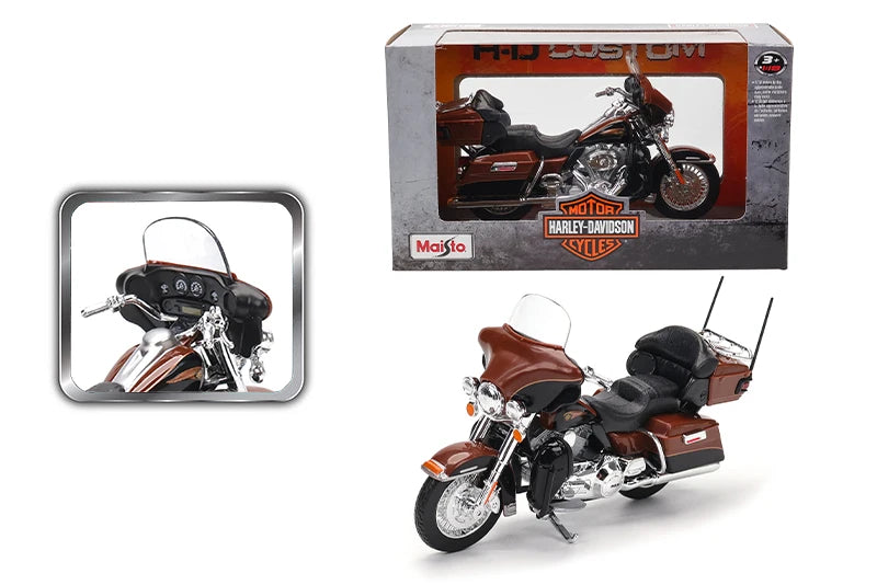 Maisto 1:18 Multiple styles Harley-Davidson 2013 FLHTK Electra Glide Ultra Limited Alloy Motorcycle Model Toy Car Collection
