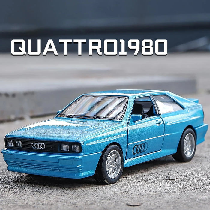 1:36 BMW M3 E30 1987 Porsche 911 Turbo Audi Quattro BMW M4 Metal