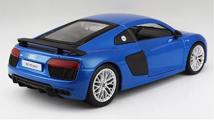 Maisto 1:24 Audi R8 V10Plus Model  Alloy Car Audi R8 Die Cast Sports Car Collection Luxury Vehicle Ornament Boy Birthday Gift