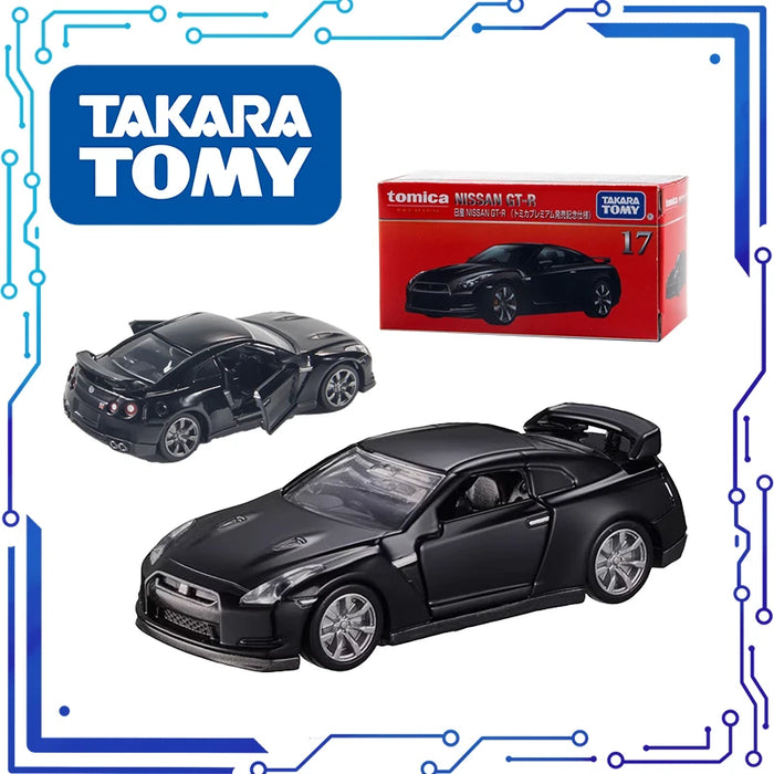 10CM TOMY 64/1 Nissan GT-R Alloy Car TOMICA Toy Vehicle Diecast Metal Model Children Present Decoration Original Kid Ins Decor