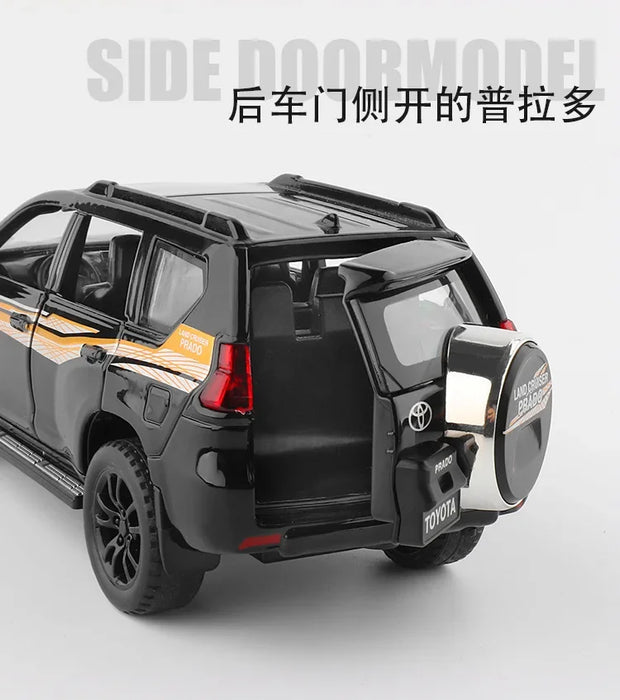 1:32 Toyota LAND CRUISER Prado SUV High Simulation Diecast Car Metal Alloy Model Car Children's toys collection gifts A176