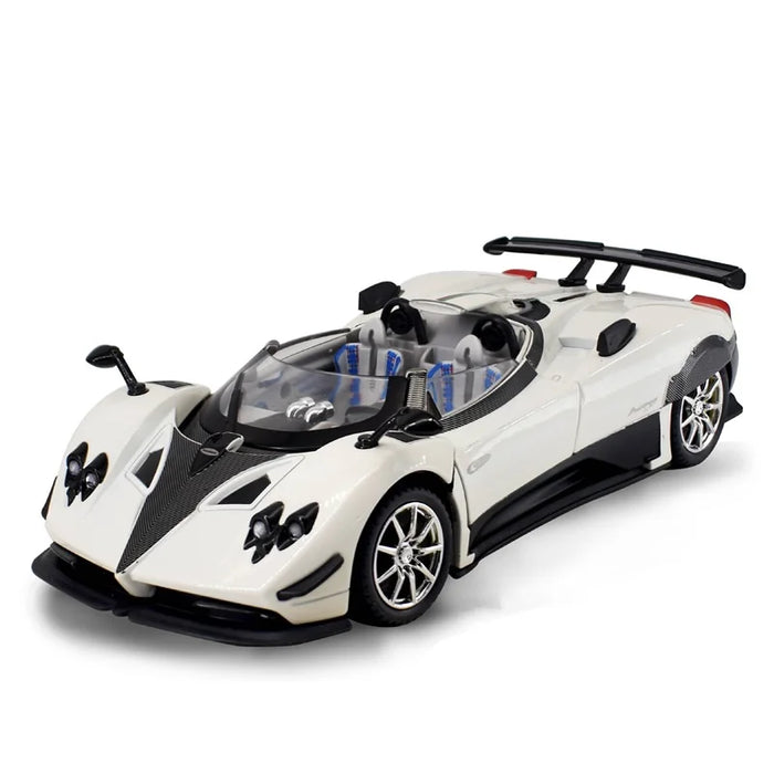 1:24 Pagani Zonda HP Barchetta Alloy Concept Sports Car Model Diecasts Metal Racing Vehicles Car Model Sound Light Kids Toy Gift